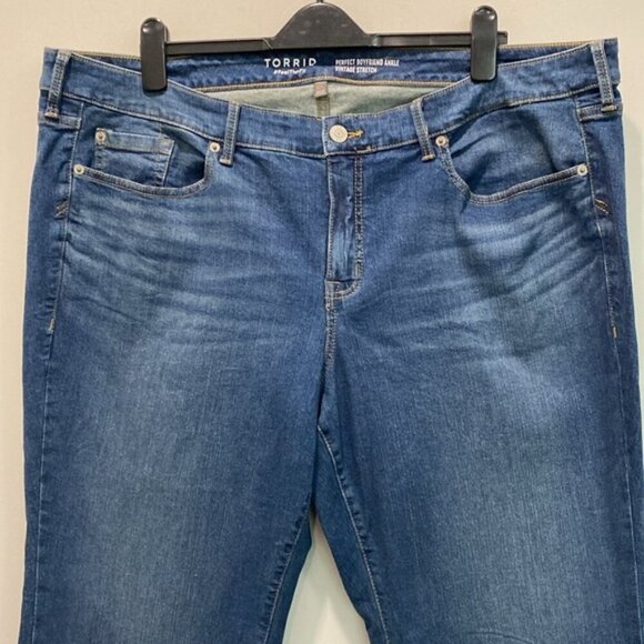 Torrid Jeans perfect boyfriend vintage stretch Jeans size 22S - Picture 3 of 12